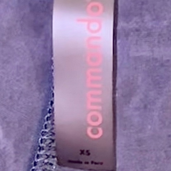 COMMANDO || Vegan Silk Wide-Leg Pants in Steel Blue - SZ XS 💫RARE💫 - Picture 7 of 8